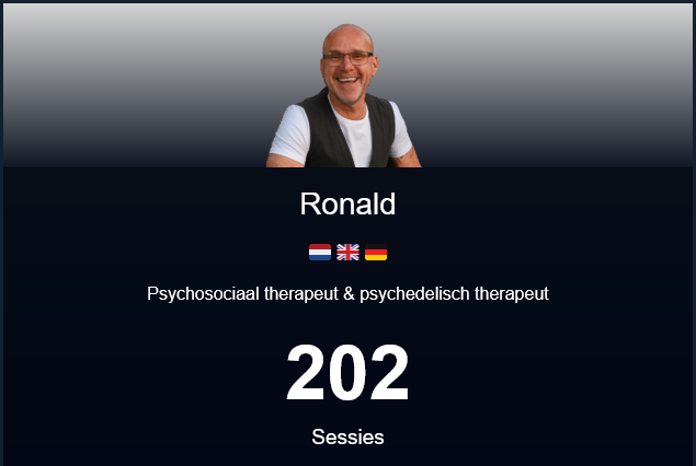 Psychedelisch therapeut Ronald