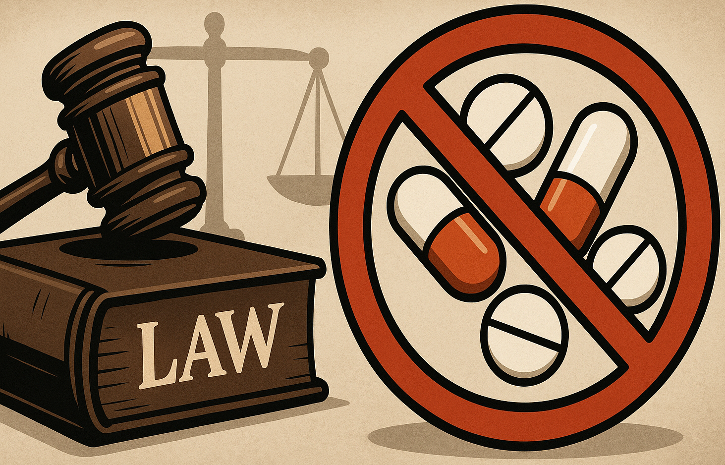 MDMA session prohibited by law